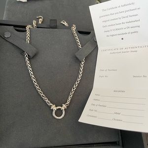 David Yurman Wheat Chain/Necklace with Diamonds